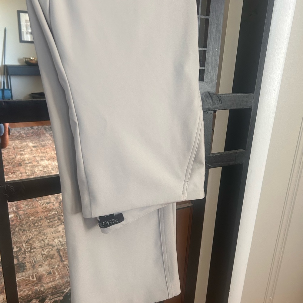 Rachel Zoe Cream Wide-Leg Pants